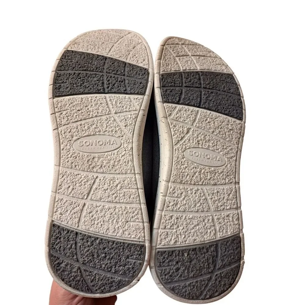 Sonoma Josiah Men's Grey Slip On Shoes Light Weight Foam‎ Footbed Size 12M